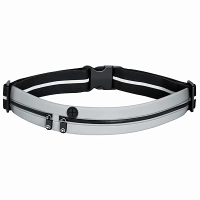 Спортивна сумка для бігу на пояс YUNMAI Sports Waist bag Silver YMWP-F302