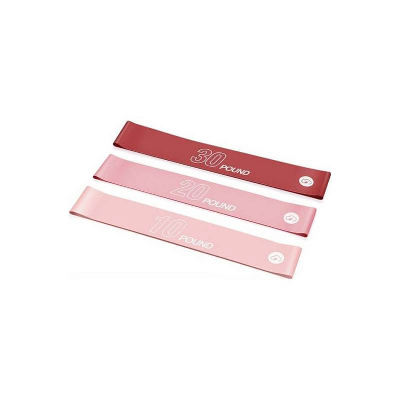 Фитнес-резинки Yunmai Elastic Ring Pink 3шт